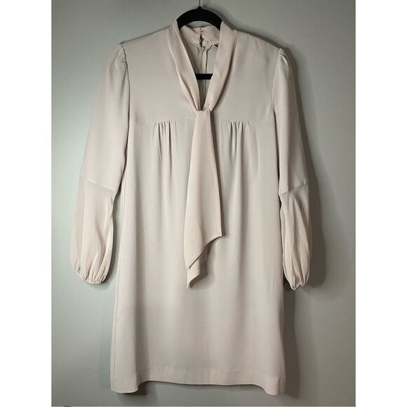 Size 4, Reiss blush pink coloured tie dress. Like new condition. - Picture 1 of 6